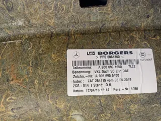 A9066901650 Потолок Mercedes Sprinter W906 Арт 243-7, вид 6