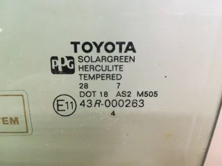 43R000263 Стекло двери передней левой Toyota Sienna 2 Арт 307595, вид 2