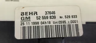 52559839 Блок управления печки/климат-контроля Opel Astra G Арт AL16566491677, вид 3