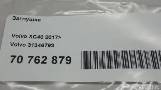 31346793 Volvo Заглушка Volvo XC40 Арт E70762879, вид 6
