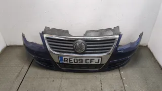 3C0807217D Бампер передний синий Volkswagen Passat B6 Арт 20235844, вид 1