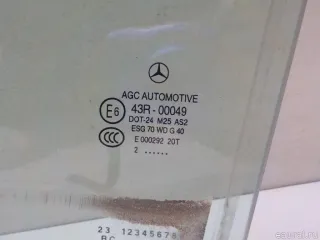2047350300 Mercedes Benz Стекло двери задней левой Mercedes C W204 Арт E40813496, вид 3