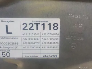 2217300146 Mercedes Benz Стеклоподъемник электр. задний левый Mercedes S W221 Арт E30823862, вид 2
