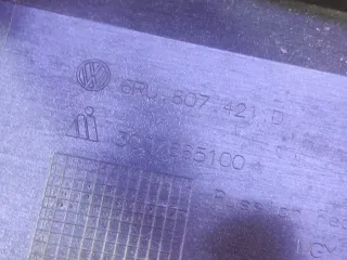 6RU807421DGRU, 6RU807421D, 9 бампер фольксваген, фольцваген поло Volkswagen Polo 5 Арт 302398PM, вид 11