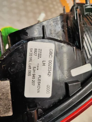 5JH945711, 5JH945207 фонарь Skoda Rapid Арт 241591PM, вид 6