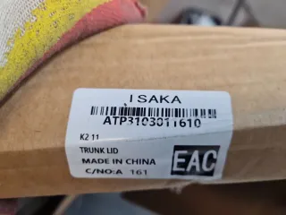 ATP3103011610 Крышка багажника Kia Rio 3 Арт Z349850, вид 4