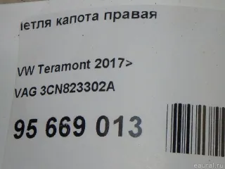 3CN823302A VAG Петля капота правая Volkswagen Teramont Арт E95669013, вид 7