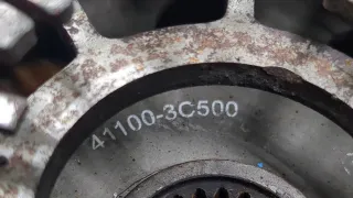 411003C500 Маховик Kia Sorento 1 2.5л CRDi Арт 9095869, вид 2