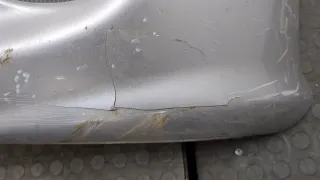  Бампер передний серебристый Mercedes SLK r170 Арт 20332022, вид 3