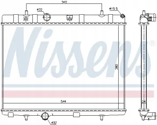 636007 Радиатор основной Citroen C3 1 Арт AL13299384555_2, вид 6