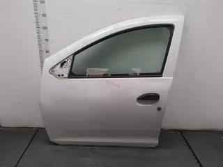 801014381R Дверь передняя левая белая Dacia Sandero 2 Арт 20354485, вид 1