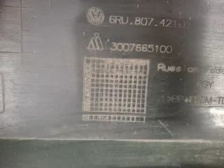 6RU807421DGRU, 6RU807421D, 9 Бампер фольксваген, фольцваген поло Volkswagen Polo 5 Арт ARM373721, вид 11