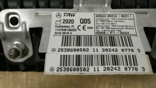A2538600502 Подушка безопасности пассажира Mercedes GLC X253 Арт W43419, вид 2