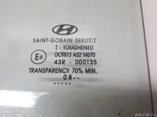 834110X000 Hyundai-Kia Стекло двери задней левой Hyundai i10  1 Арт E52390604, вид 2