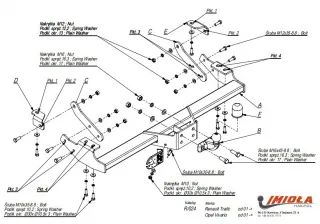  Прицепное устройство (фаркоп) Nissan Primastar Арт car0097889