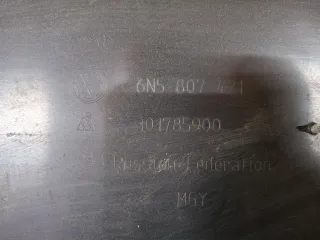 6N5807421GRU, 6N5807421, 9 Бампер фольксваген, фольцваген поло Volkswagen Polo 6 Арт 373735RM, вид 12
