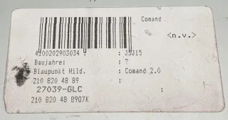 A2108204889,7612001402 Магнитола (аудио система) Mercedes ML W163 Арт AL13651879099, вид 7