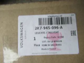 2K7945096A Фонарь задний правый Volkswagen Caddy 5 Арт AL14299486983, вид 8