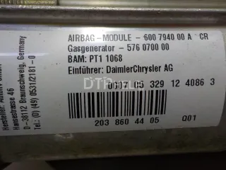 2038602905 Подушка безопасности пассажирская (в торпедо) Mercedes C W203 Арт AM14443198, вид 4