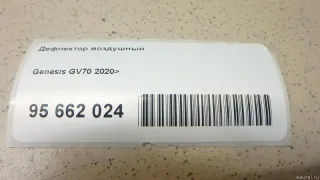 97040AR150NS7 Hyundai-Kia Дефлектор воздушный Genesis GV70 Арт E95662024, вид 1