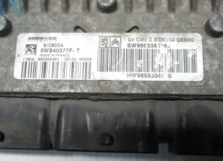 5WS40377F-T,9663384280 Блок управления двигателем Citroen C8 Арт AL15162431794, вид 3