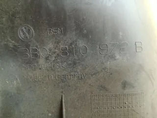 3B0810972B Защита арок задняя правая (подкрылок) Volkswagen Passat B5 Арт 1_10937, вид 3