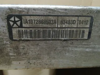 5072261AA , LA107286503A, 83303D Интеркулер Chrysler Voyager 4 Арт 1_12165, вид 3