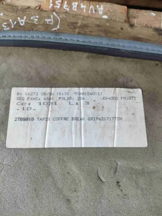 96317177zm Ковёр багажника   Peugeot 406 Арт P406222, вид 4