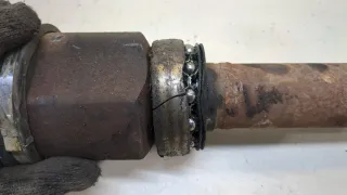 36001360 Полуось передняя правая (приводной вал, шрус) Volvo V50 Арт 20376450, вид 4