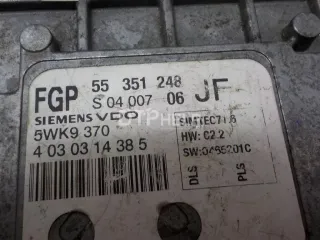 55351248JF Блок управления двигателем Opel Astra H Арт AM21931815, вид 4