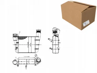003-018-0007 Интеркулер Audi A4 B7 Арт AL15135477440, вид 1