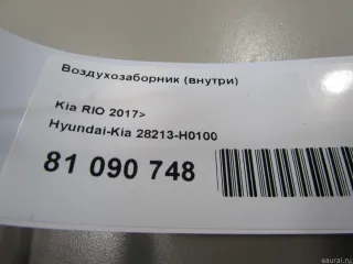 28213H0100 Hyundai-Kia Воздухозаборник Kia Rio 4 Арт E81090748, вид 5
