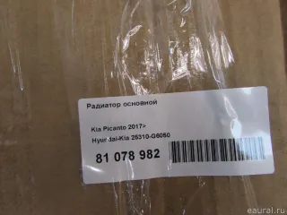 25310G6050 Hyundai-Kia Радиатор основной Kia Picanto 3 Арт E81078982, вид 6