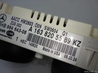 1638205589 Mercedes Benz Блок управления климатической установкой Mercedes ML W163 Арт E41234368, вид 6