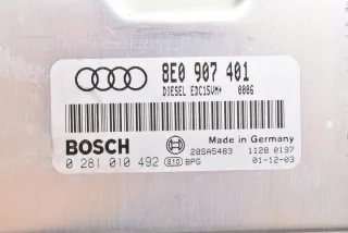 8E0907401 0281010492 Блок управления двигателем Audi A4 B6 Арт e824393, вид 3
