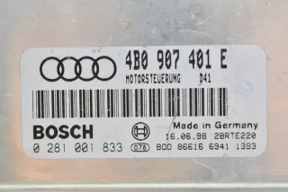 4B0907401E 0281001833 Блок управления двигателем Audi A6 C5 (S6,RS6) Арт e827225, вид 2