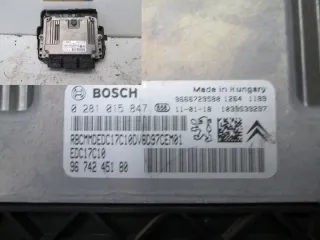 0281015847 Блок управления двигателем Citroen C3 2 Арт e834014, вид 1