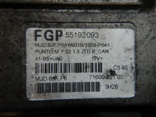 7160002103 Блок управления двигателем Fiat Punto 2 Арт e837206, вид 4