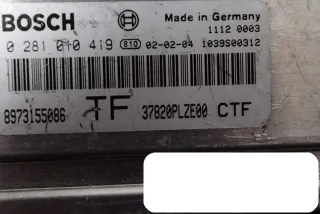 0281010419 8973155086 Блок управления двигателем Honda Civic 7 Арт e842899, вид 2