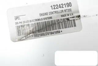 12242190 Блок управления двигателем Opel Astra H Арт e859018, вид 3
