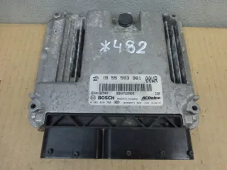 0280019798 55593981 Блок управления двигателем Opel Corsa D Арт e861107, вид 1