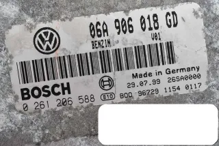 06A906018GD 0261206558 Блок управления двигателем Seat Leon 1 Арт e875431, вид 3