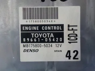 8966105420 Блок управления двигателем Toyota Avensis 1 Арт e878543, вид 3