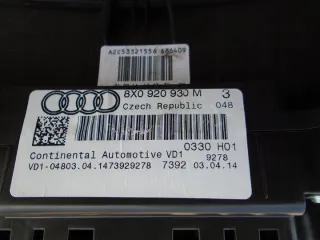8X0920930M Щиток приборов (приборная панель) Audi A1 Арт e1208886, вид 3