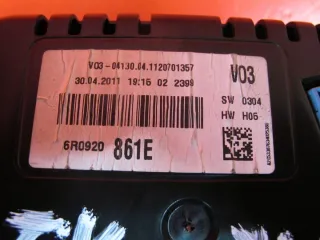 6R0920861E Щиток приборов (приборная панель) Volkswagen Polo 5 Арт e1262385, вид 6