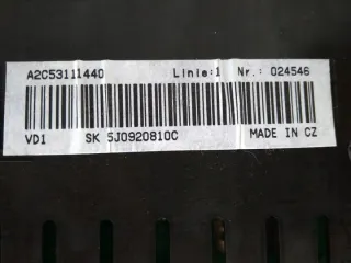 5J0920810C Щиток приборов (приборная панель) Skoda Fabia 2 Арт e1264672, вид 2