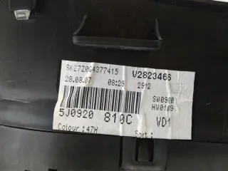 5J0920810C Щиток приборов (приборная панель) Skoda Fabia 2 Арт e1264672, вид 3