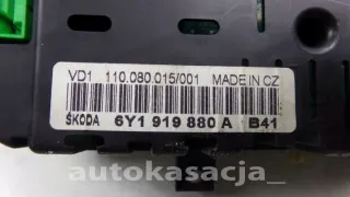 6Y1919880A Щиток приборов (приборная панель) Skoda Fabia 1 Арт e1264978, вид 4