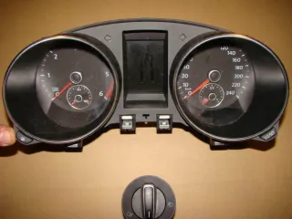 2008-13 Щиток приборов (приборная панель) Volkswagen Golf 6 Арт e1275025, вид 3