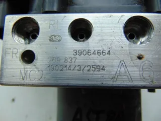 39064664 0265256728 Блок ABS Opel Astra K Арт e1394533, вид 3